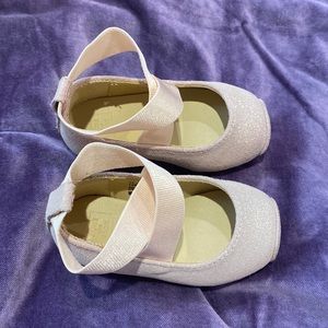 JANIE AND JACK SHIMMER BALLET FLAT size 4. Only worn once